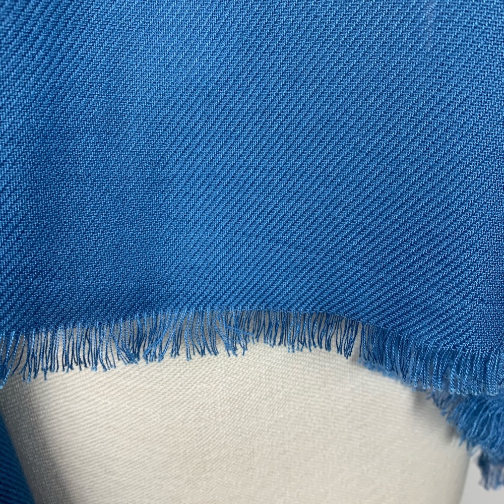 🌷Jones of New York Scarf Light Blue Oversized - Picture 3 of 5